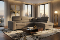 Lauren Right Hand Corner Sofa - Grey