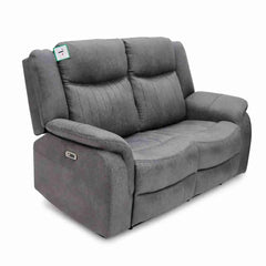 Leon Electric Recliner 2 Seater - Grey