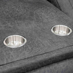 Leon Electric Recliner 3 Seater - Grey