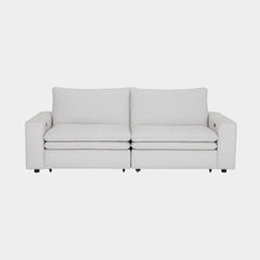 Lilith Electric Recliner Sofa 3 Seater Ivory