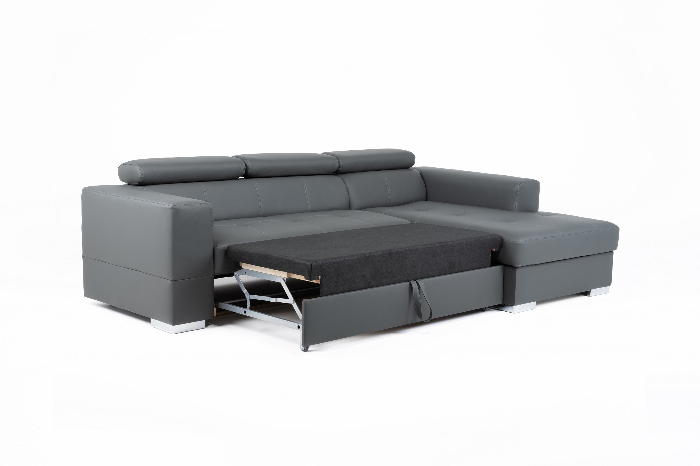 Lima Left Hand Corner Sofa - Grey