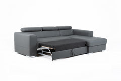 Lima Left Hand Corner Sofa - Grey