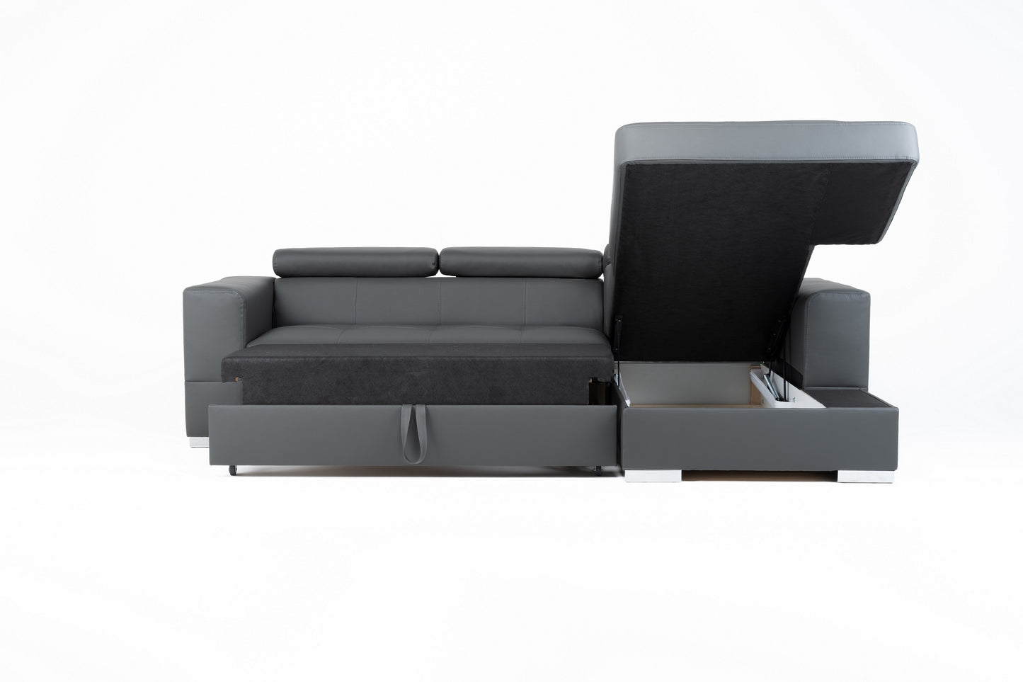 Lima Left Hand Corner Sofa - Grey