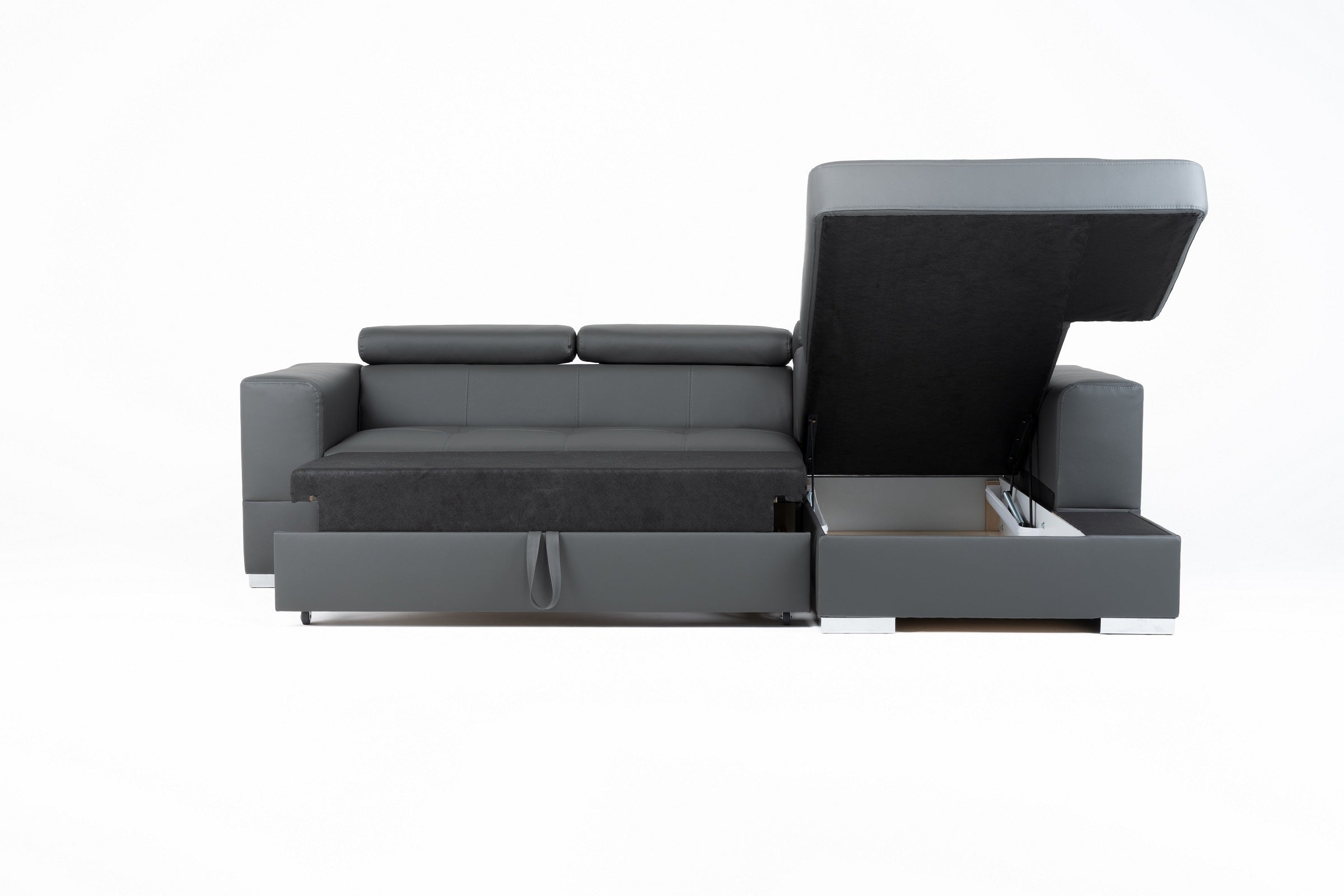 Lima Left Hand Corner Sofa - Grey