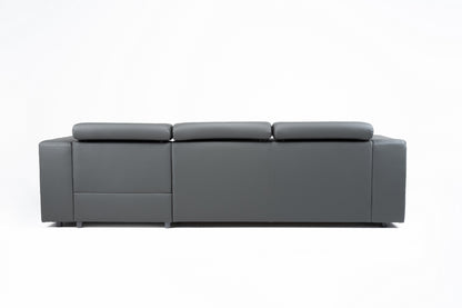Lima Left Hand Corner Sofa - Grey