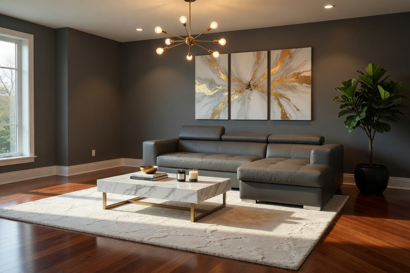 Lima Left Hand Corner Sofa - Grey