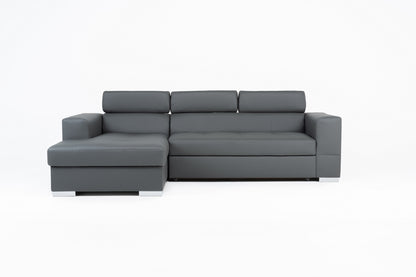 Lima Left Hand Corner Sofa - Grey
