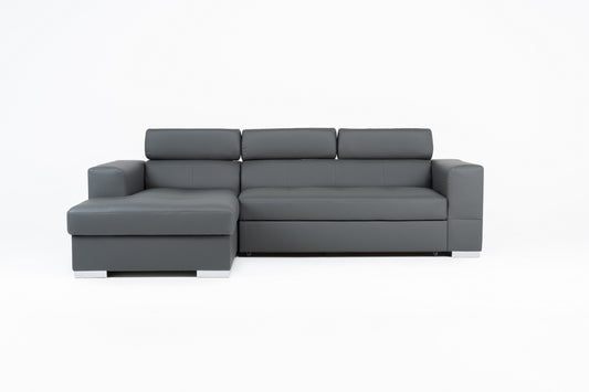 Lima Left Hand Corner Sofa - Grey