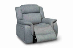 Linden Electric Recliner 3+1+1 Seater Sofa Set - Grey
