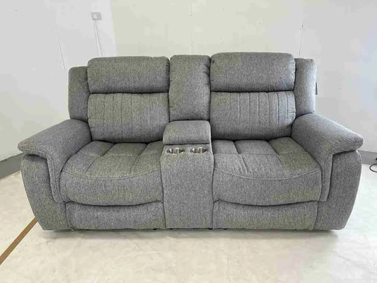 Linden Electric Recliner 3+2+1 Seater Sofa Set - Grey