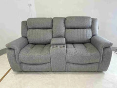 Linden Electric Recliner 3+2+1 Seater Sofa Set - Grey