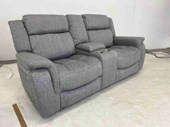 Linden Electric Recliner 3+2+1 Seater Sofa Set - Grey
