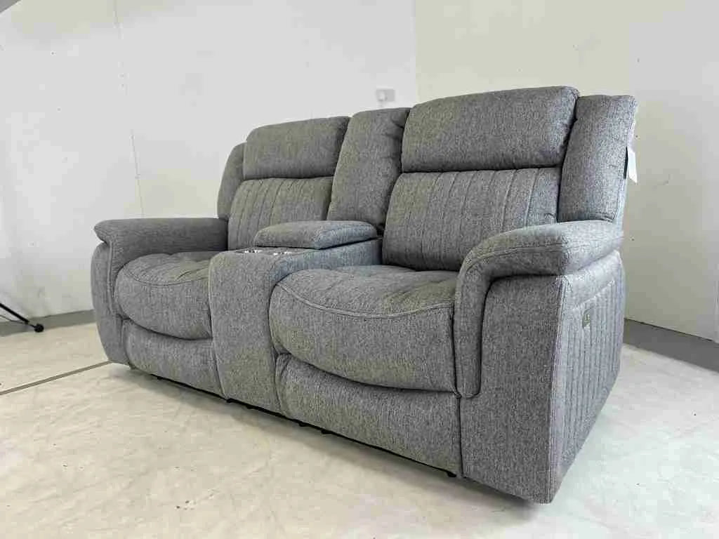Linden Electric Recliner 3+2+1 Seater Sofa Set - Grey