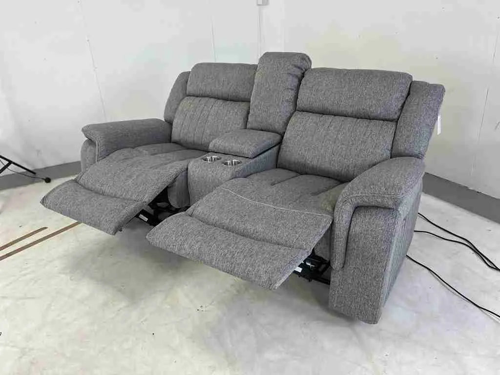 Linden Electric Recliner 3+2+1 Seater Sofa Set - Grey