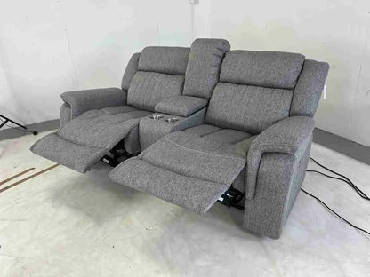 Linden Electric Recliner 3+2+1 Seater Sofa Set - Grey