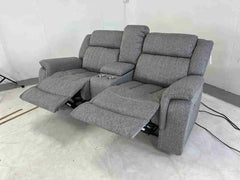 Linden Electric Recliner 3+2+1 Seater Sofa Set - Grey