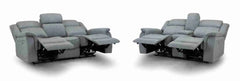 Linden Electric Recliner 3+2 Seater Sofa Set - Grey