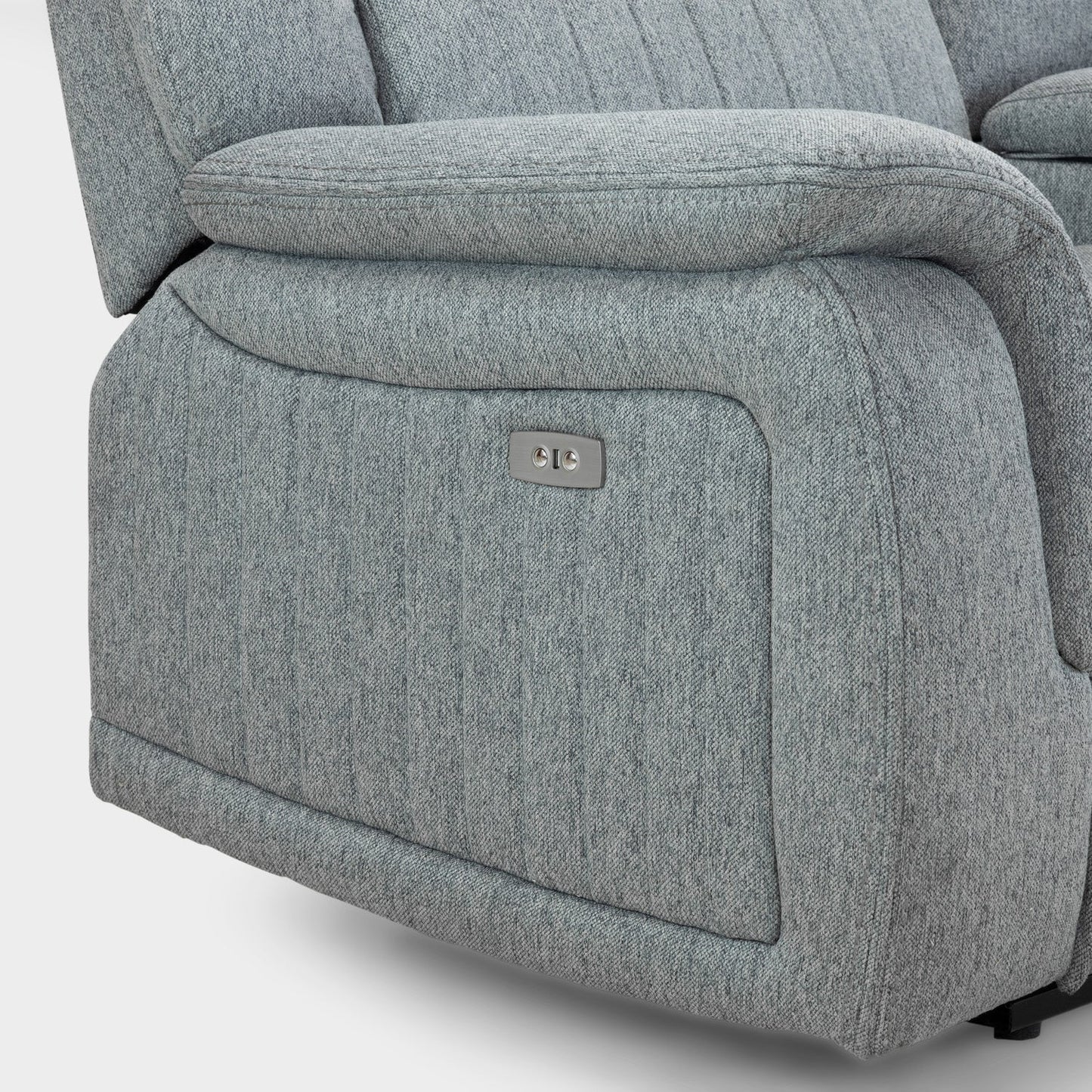 Linden Recliner Sofa Grey 3 Seater