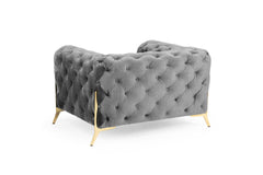 Litzy Armchair Sofa - Grey