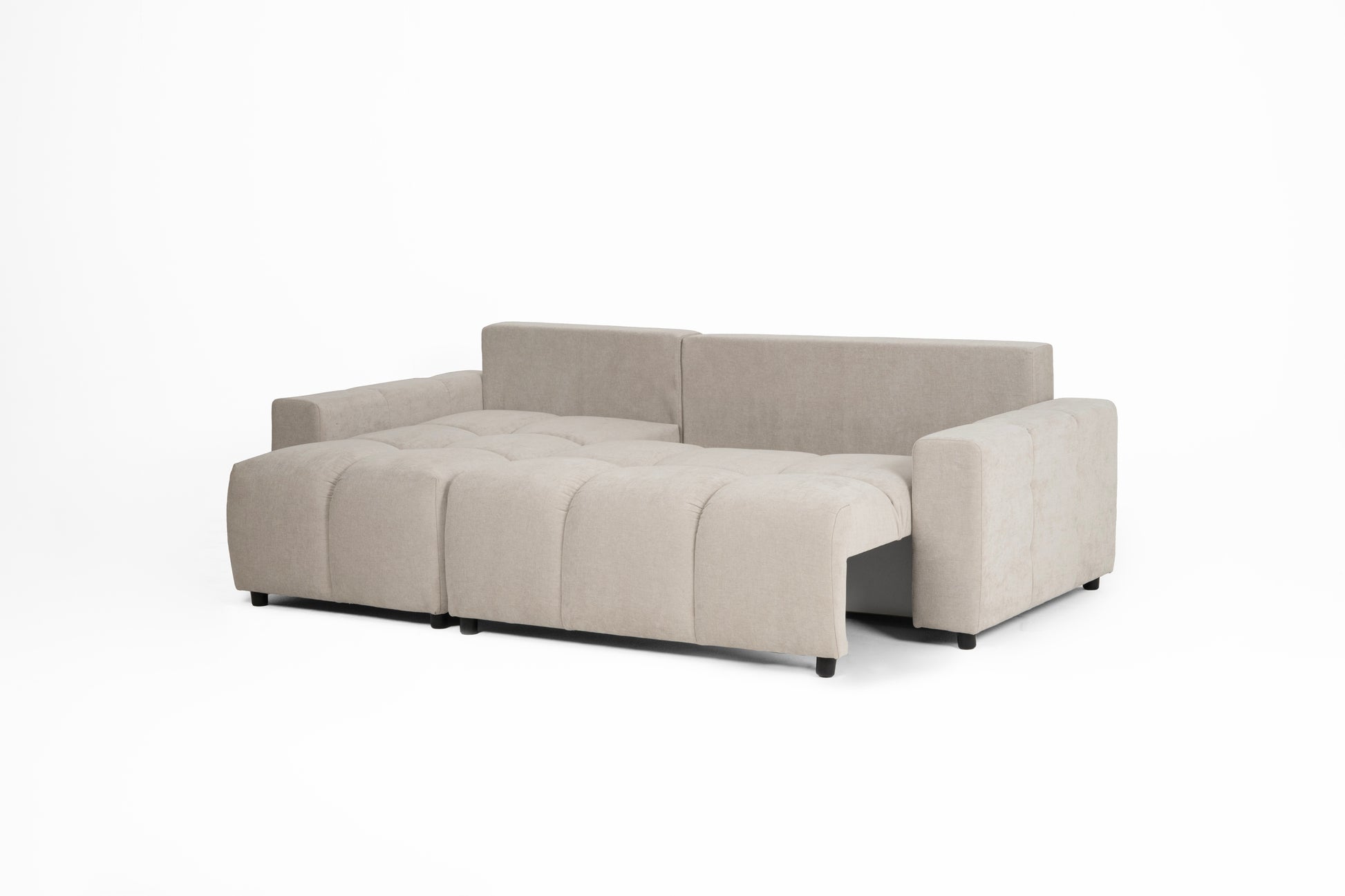 Luki Left Hand Sofa Bed - Cream