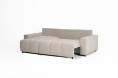 Luki Right Hand Sofa Bed - Cream