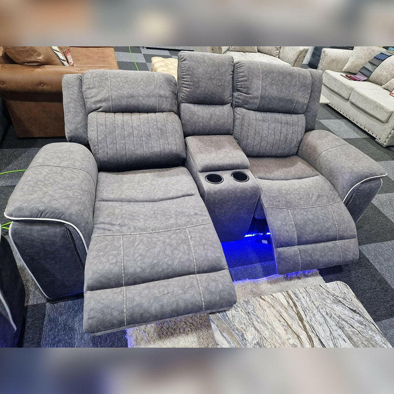 Hannah Electric Recliner 3+2 | Micro Fibre Fabric