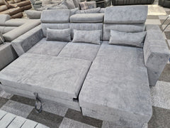 Luke Sofa Bed / Bed Sofa Storage Grey