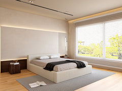 Malvern Boucle Low Bed Frame