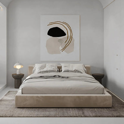 Malvern Boucle Low Bed Frame