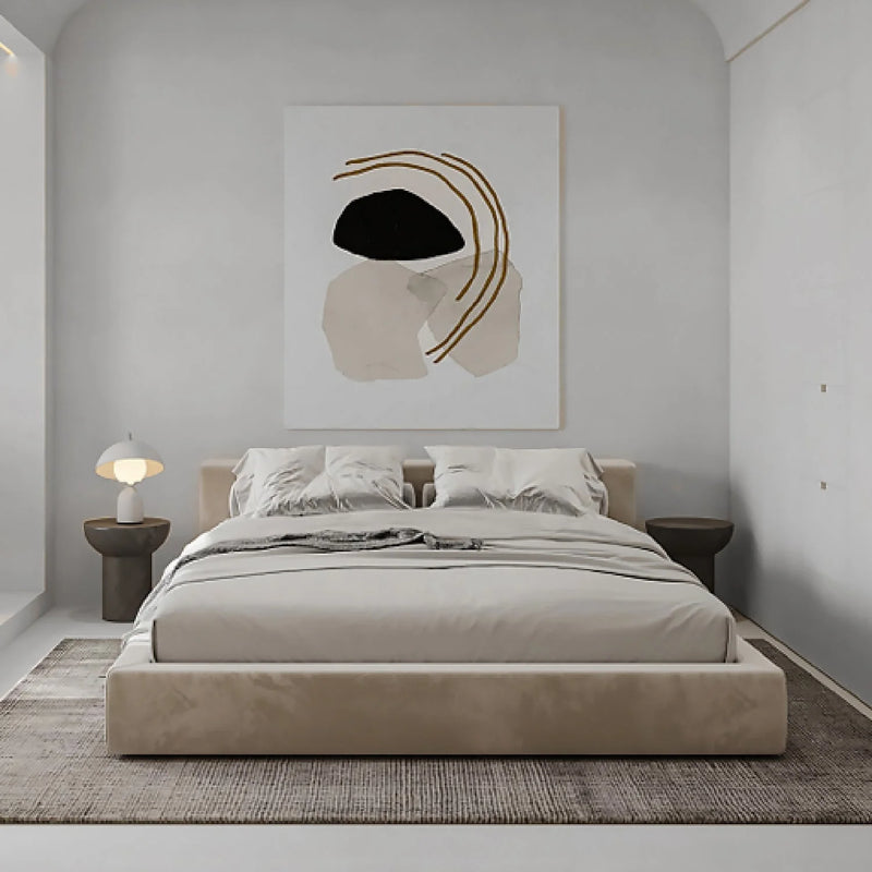 Malvern Boucle Low Bed Frame