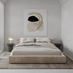 Malvern Boucle Low Bed Frame