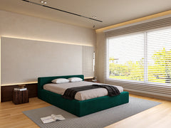 Malvern Boucle Low Bed Frame