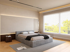 Malvern Boucle Low Bed Frame