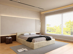 Malvern Boucle Low Bed Frame