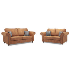 Manervia Sofa Set - Tan