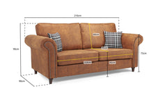 Manervia Sofa Set - Tan