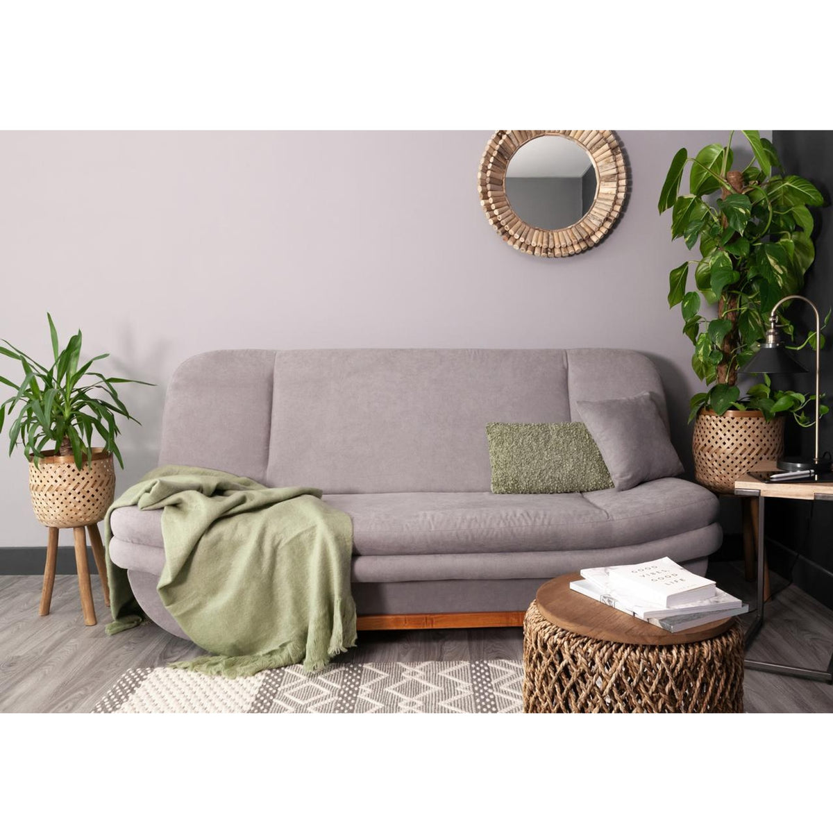 Mary-Kate 3 Seater Sofabed - Grey