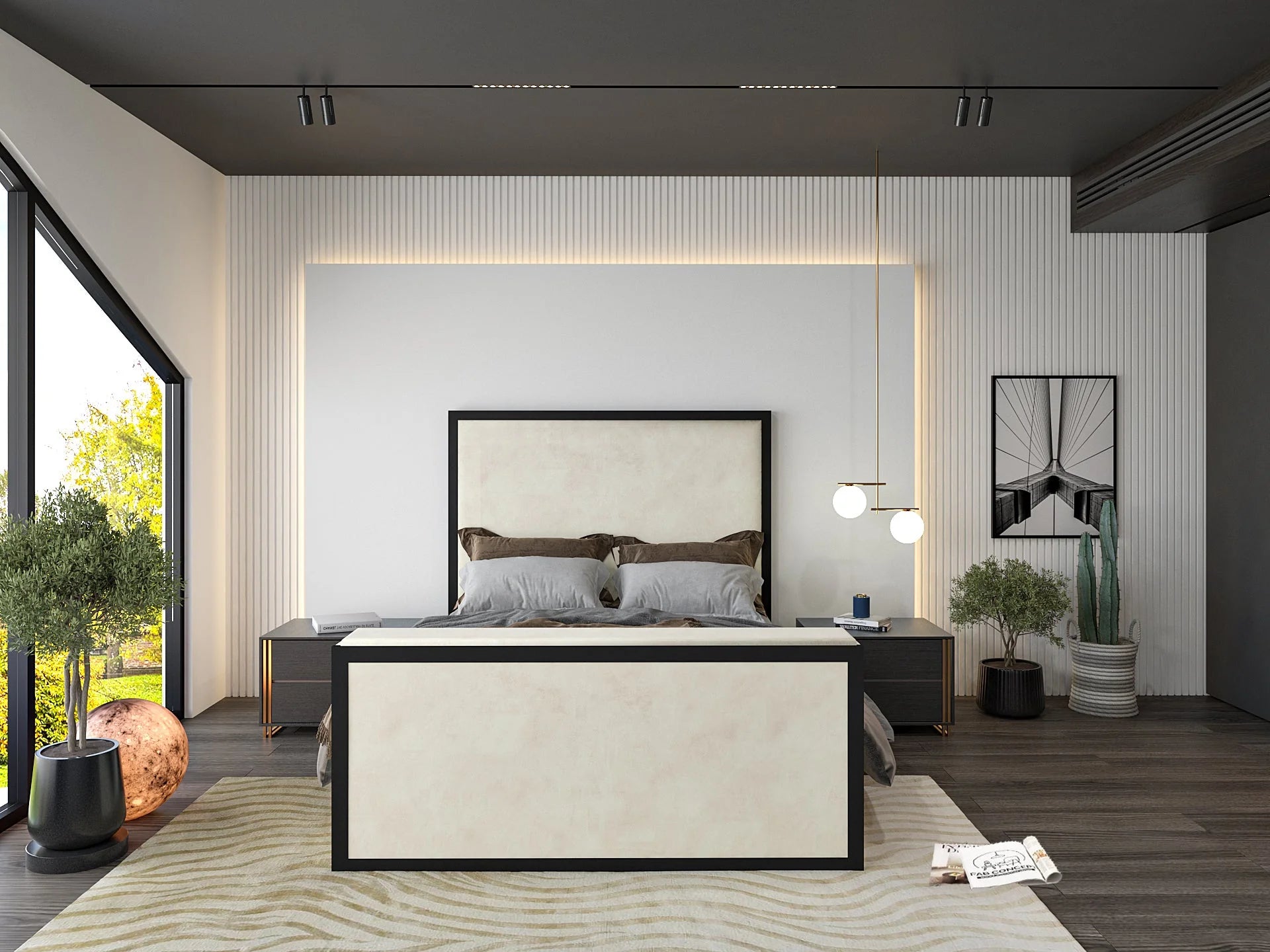 Melaya Metal Electric TV Bed