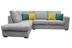 Melody Fabric Corner Sofa - Left Configuration