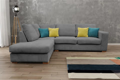 Melody Fabric Corner Sofa - Left Configuration