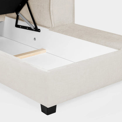 Milan Sofa Bed Beige U Shape Corner