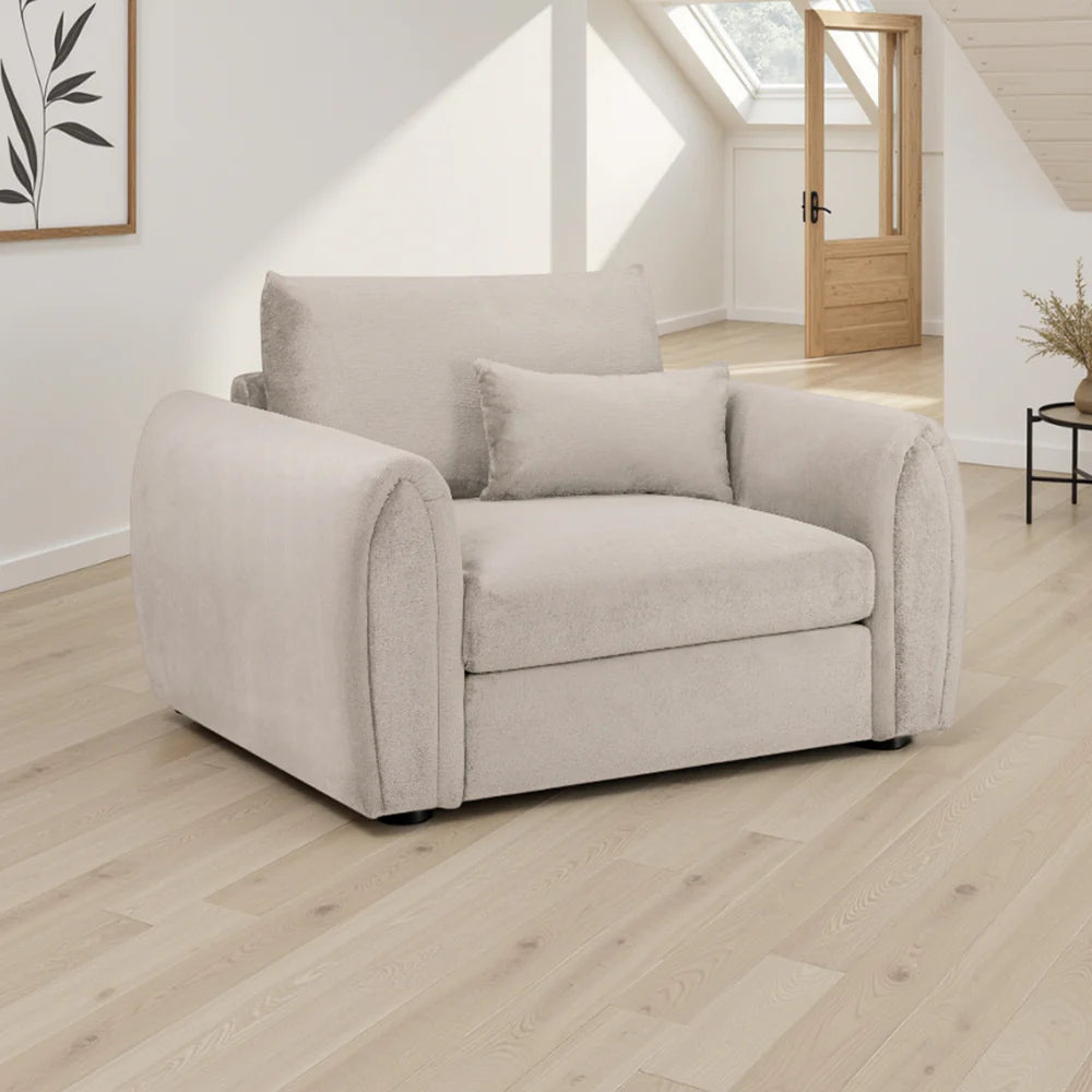 Mirabel Sofa Mocha Armchair