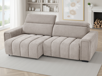 Molly 3 Seater Electric Sofa Bed - Beige
