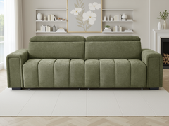 Molly 3 Seater Electric Sofa Bed - Green