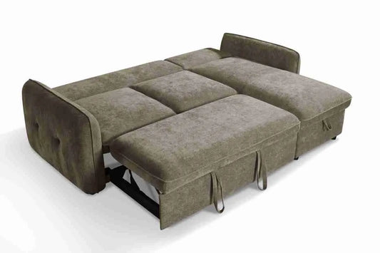 Moscow Universal Corner Sofabed With Storage - Brown