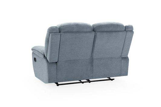 Myra Recliner Fabric 2 Seater Sofa - Grey