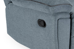 Myra Recliner Fabric 2 Seater Sofa - Grey