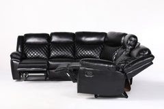 Myra Recliner Leather Large Corner Sofa Set