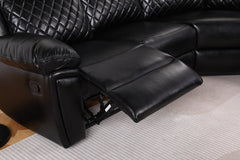 Myra Recliner Leather Large Corner Sofa Set