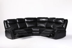 Myra Recliner Leather Large Corner Sofa Set